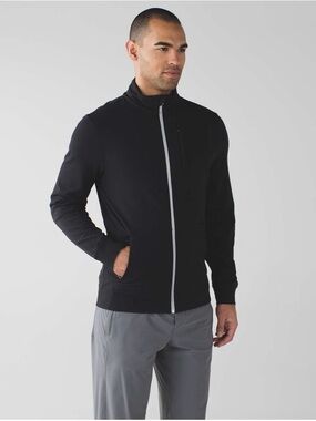 Lululemon Men’s PrePost Full Zip Jacket Black XL